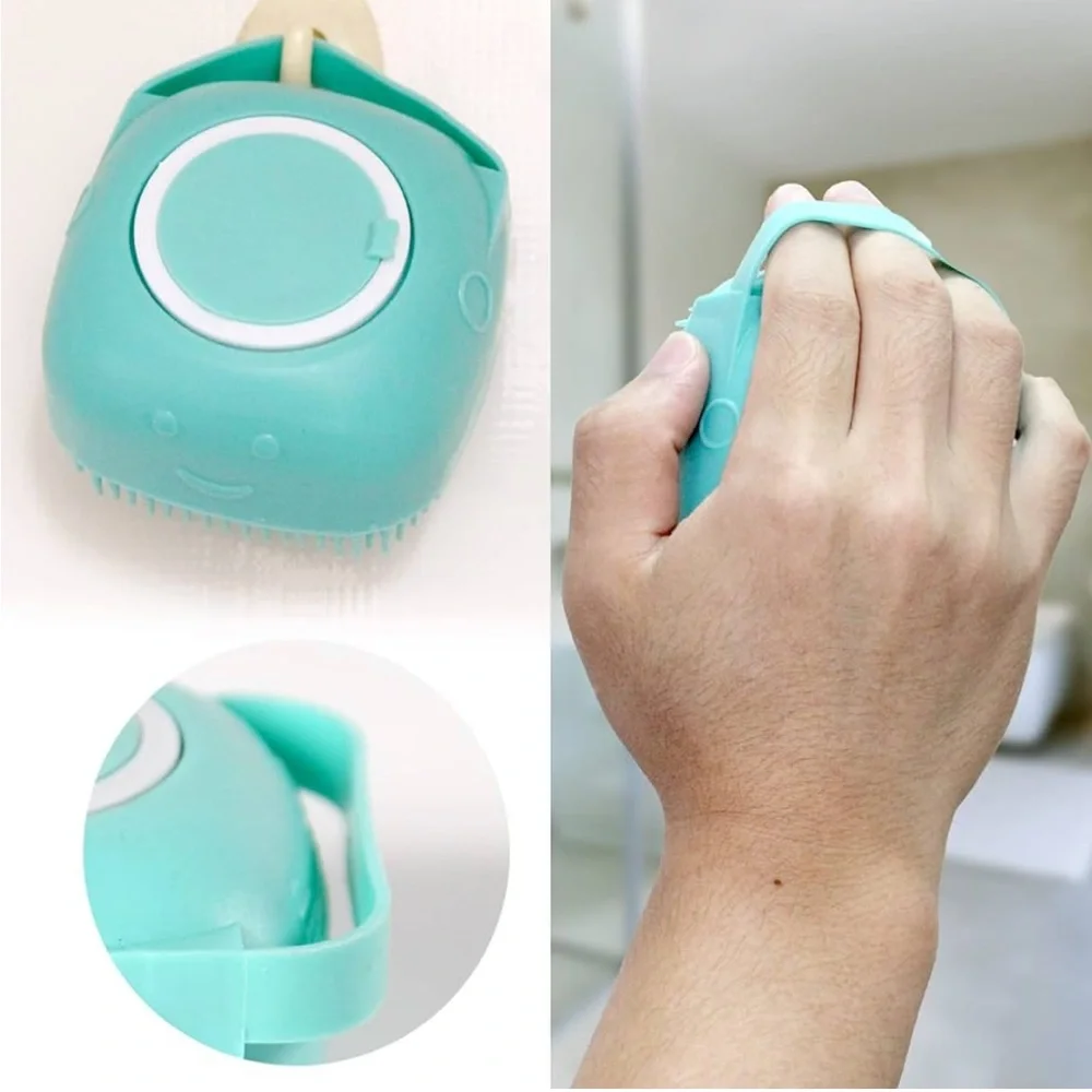 ❤️🐶 Soft Silicone Shampoo/ Grooming Pet Brush